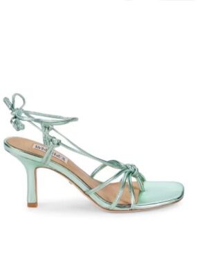 Badgley Mischka Mint Green Strappy Sandals size 7.5